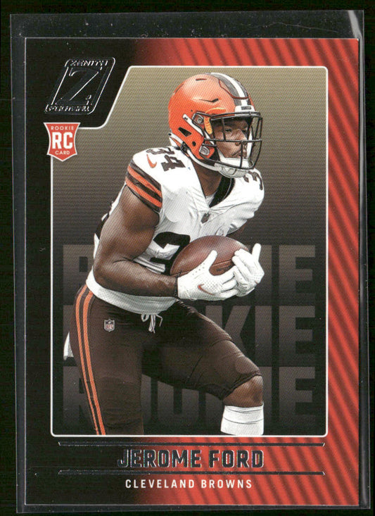 Jerome Ford 2022 Zenith Retail #180 RC Cleveland Browns