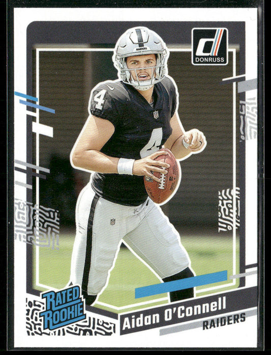 Aidan O'Connell 2023 Donruss #360 RC Las Vegas Raiders
