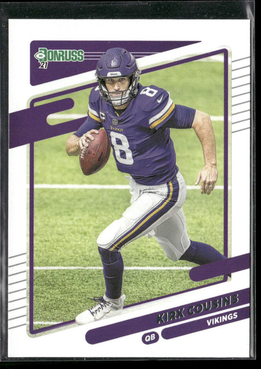 Kirk Cousins 2021 Donruss #124 Minnesota Vikings