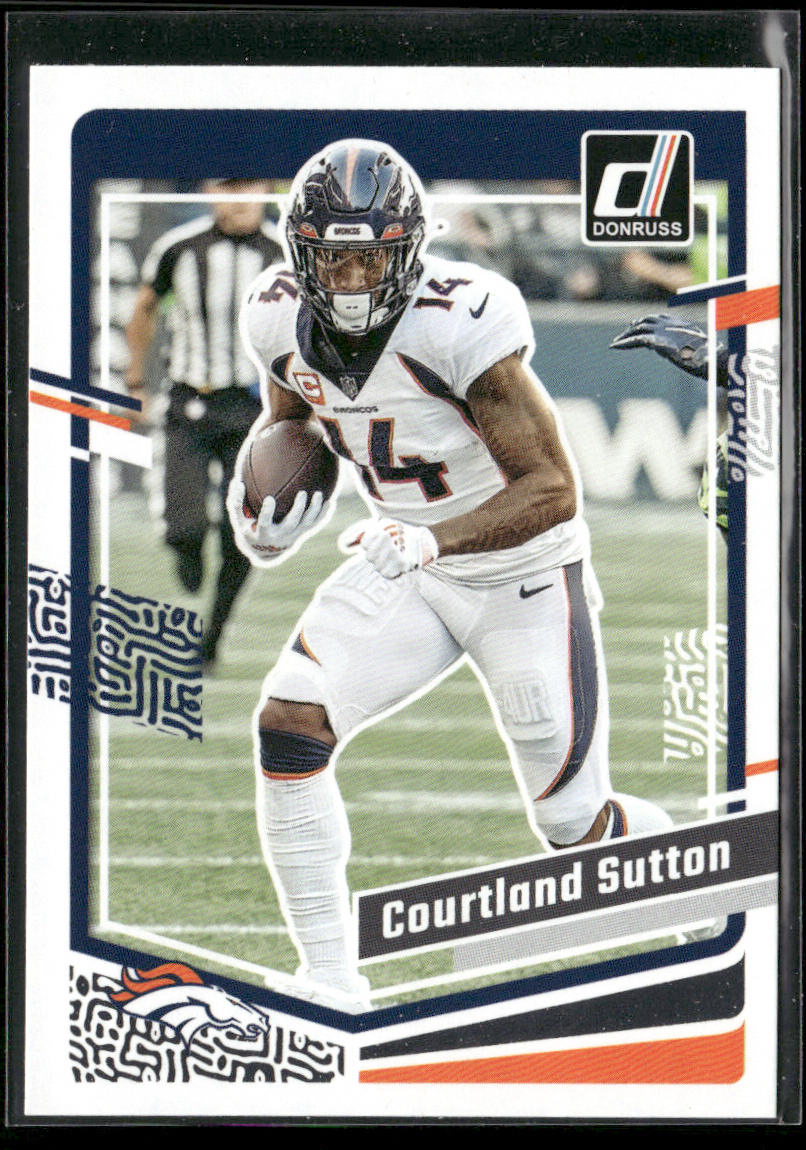 Courtland Sutton 2023 Donruss #85 Denver Broncos