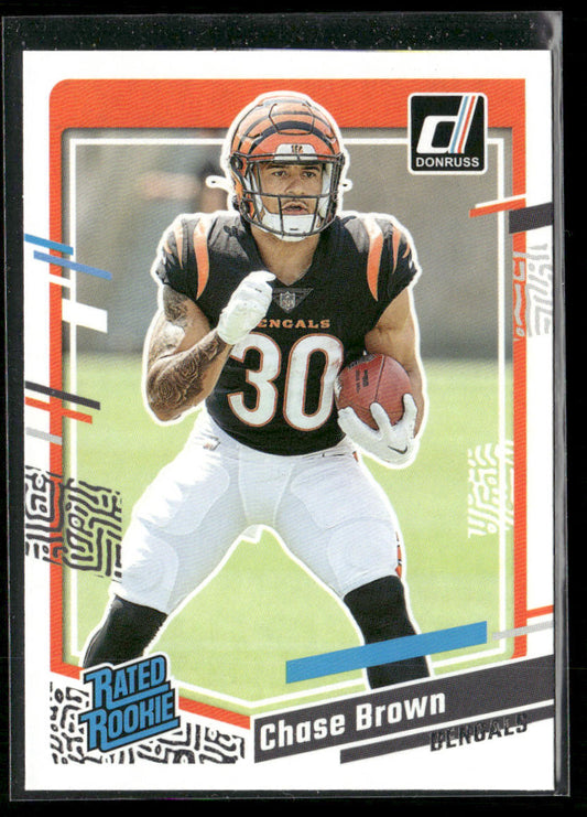 Chase Brown 2023 Donruss #318 RC Cincinnati Bengals