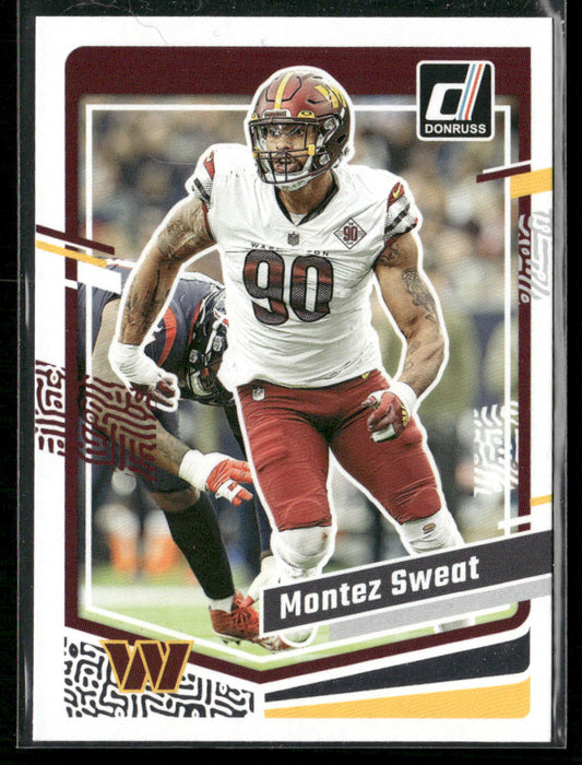 Montez Sweat 2023 Donruss #299 Washington Commanders