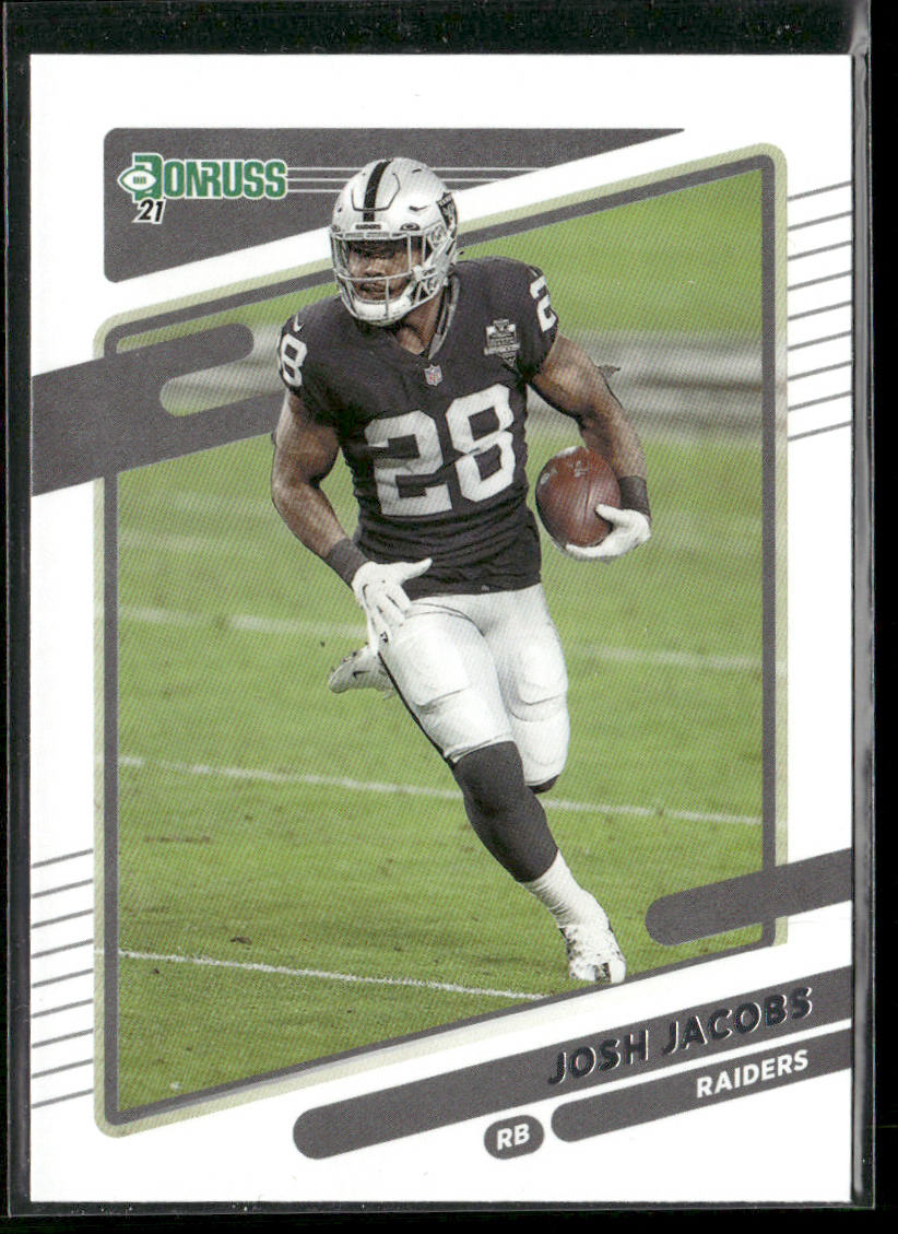 Josh Jacobs 2021 Donruss #85 Las Vegas Raiders