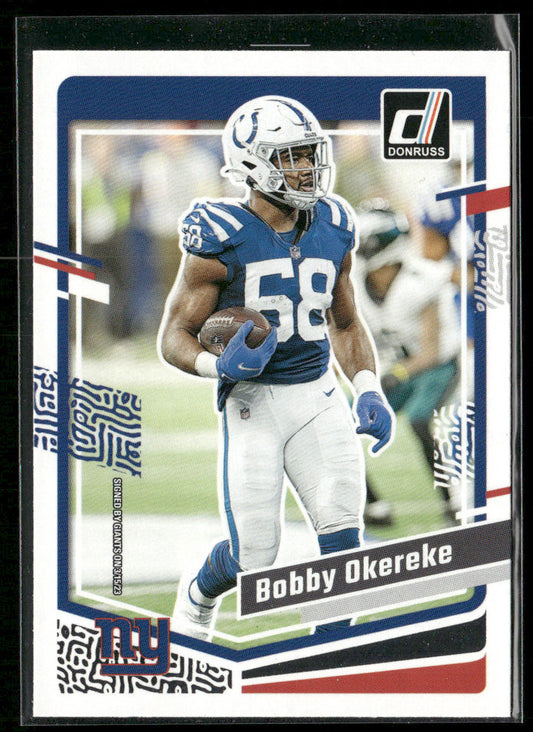 Bobby Okereke 2023 Donruss #124 New York Giants