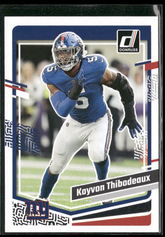 Kayvon Thibodeaux 2023 Donruss #224 New York Giants