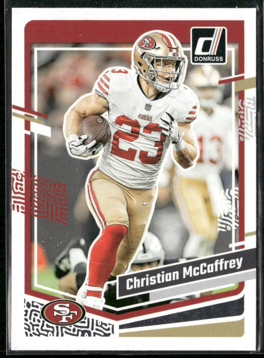 Christian McCaffrey 2023 Donruss #267 San Francisco 49ers