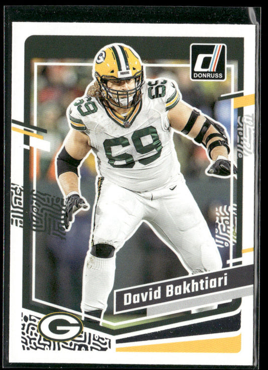 David Bakhtiari 2023 Donruss #108 Green Bay Packers