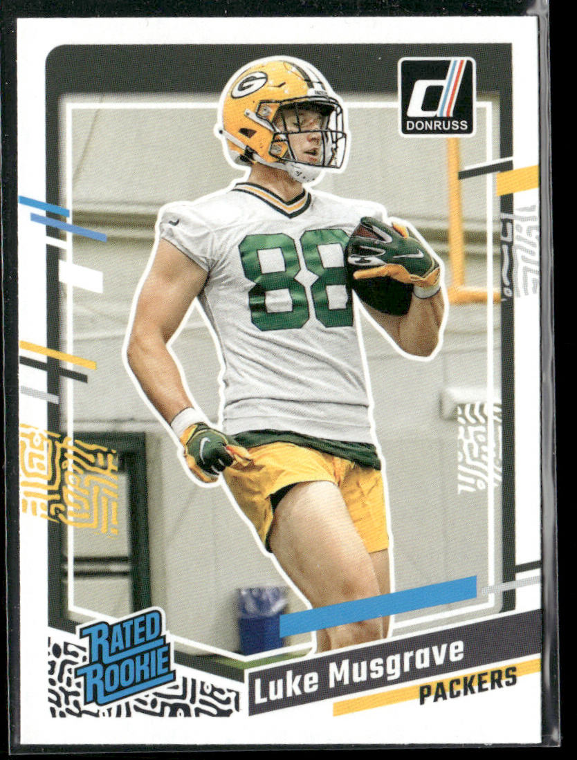 Luke Musgrave 2023 Donruss #337 RC Green Bay Packers