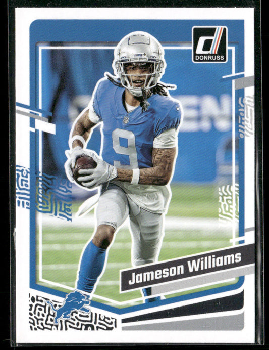Jameson Williams 2023 Donruss #99 Detroit Lions