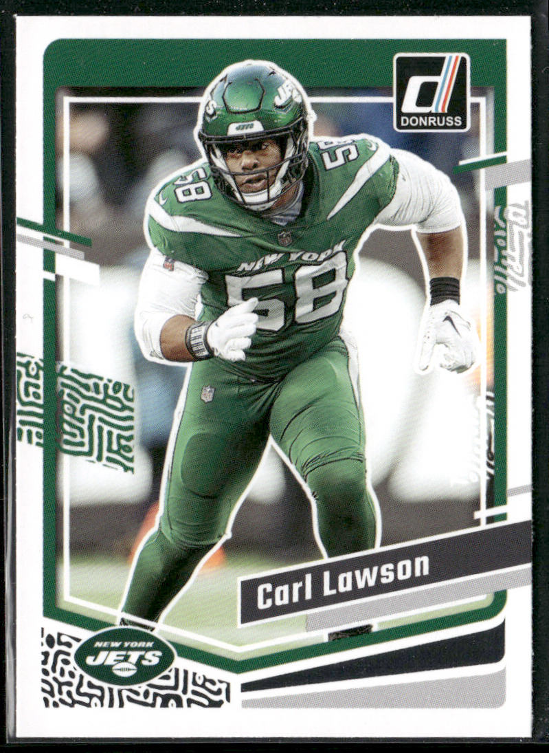 Carl Lawson 2023 Donruss #231 New York Jets