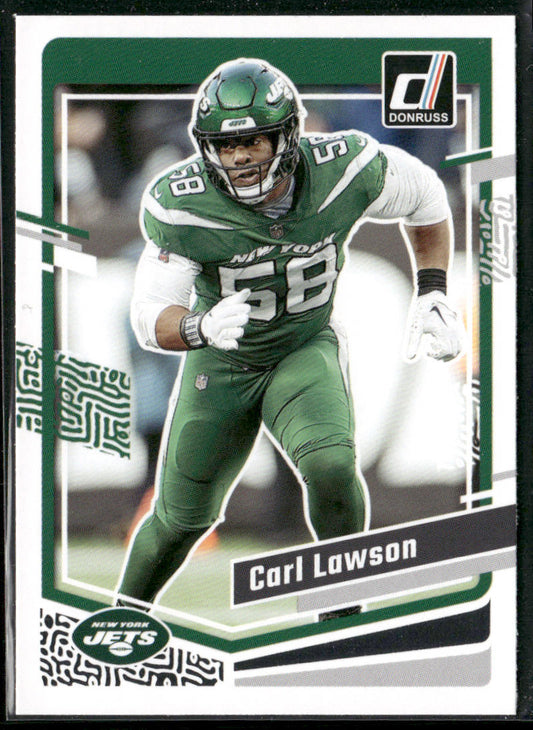 Carl Lawson 2023 Donruss #231 New York Jets