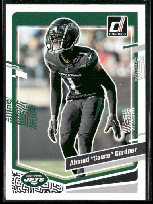Ahmad "Sauce" Gardner 2023 Donruss #228 New York Jets