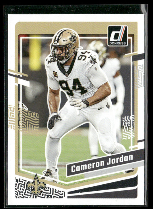 Cameron Jordan 2023 Donruss #211 New Orleans Saints