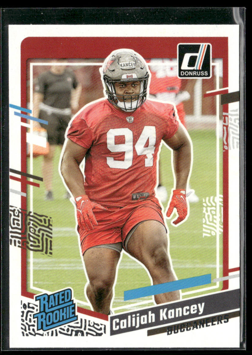 Calijah Kancey 2023 Donruss #393 RC Tampa Bay Buccaneers