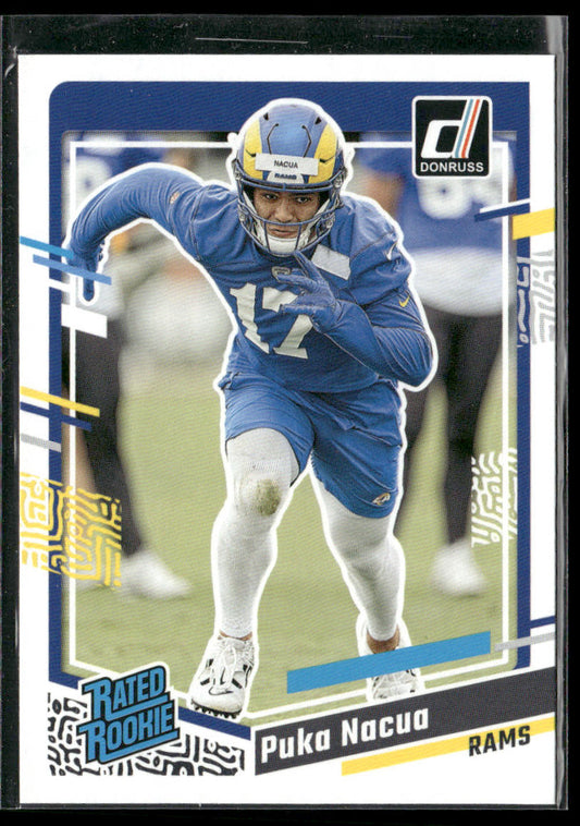 Puka Nacua 2023 Donruss #357 RC Los Angeles Rams