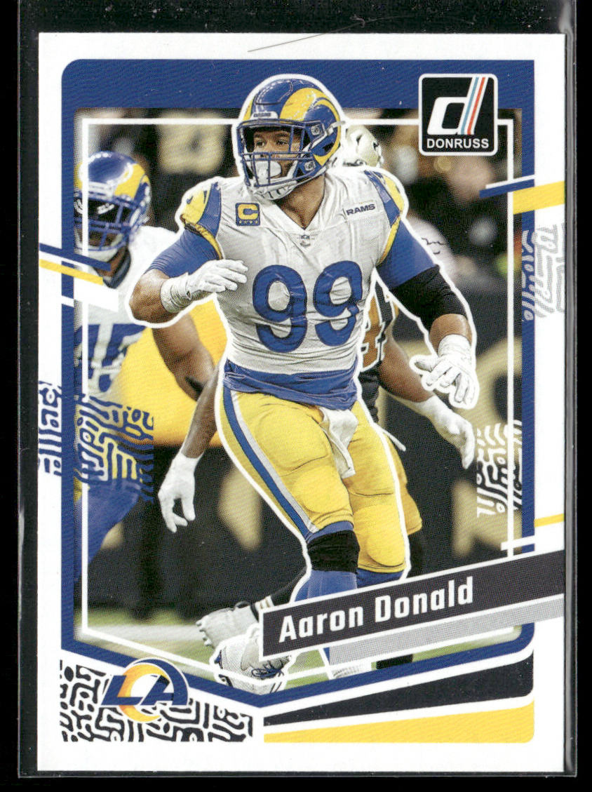 Aaron Donald 2023 Donruss #162 Los Angeles Rams