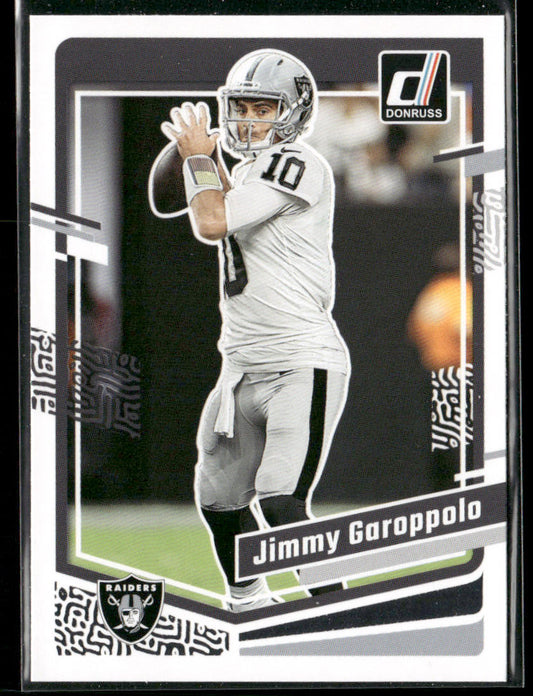 Jimmy Garoppolo 2023 Donruss #176 Las Vegas Raiders