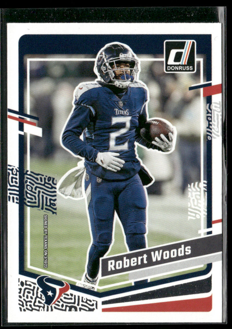 Robert Woods 2023 Donruss #123 Houston Texans