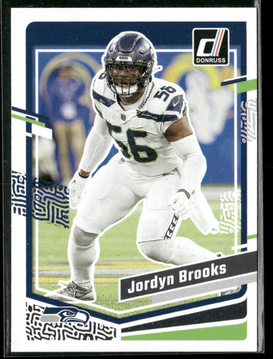 Jordyn Brooks 2023 Donruss #260 Seattle Seahawks