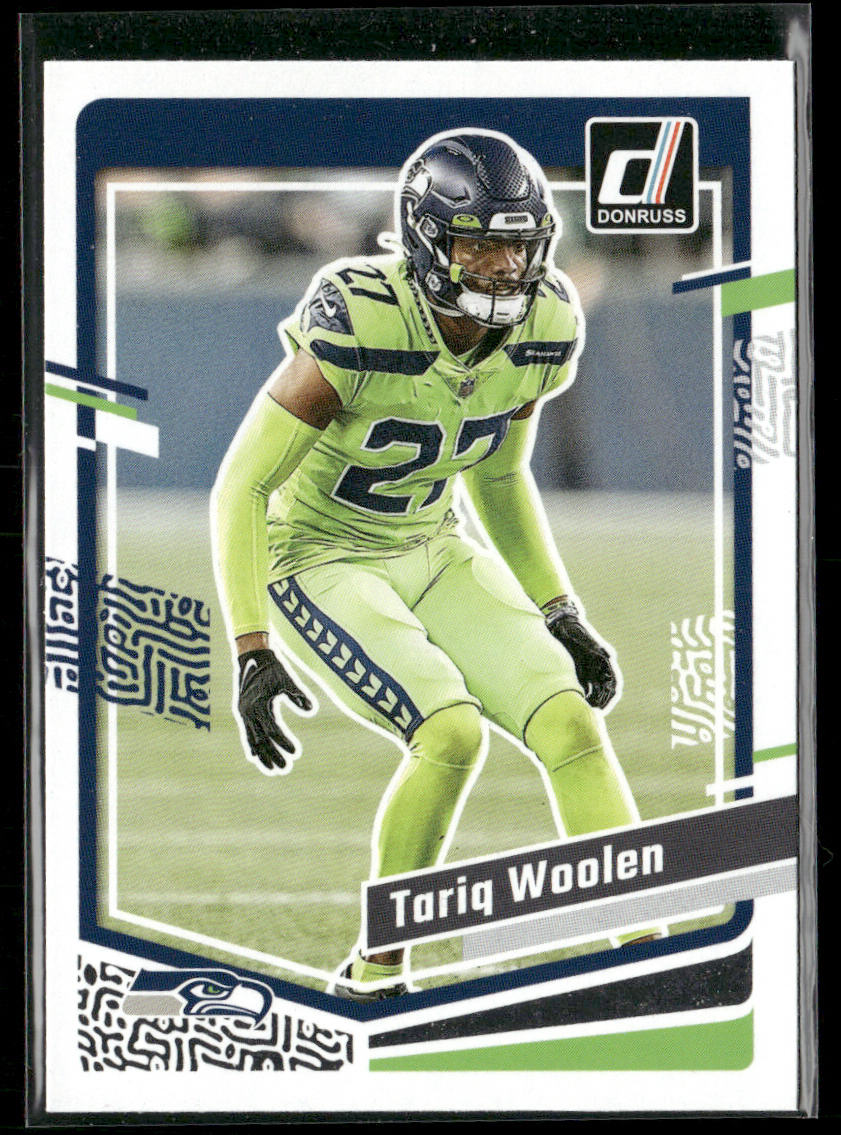 Tariq Woolen 2023 Donruss Press Proof Blue #263 Seattle Seahawks