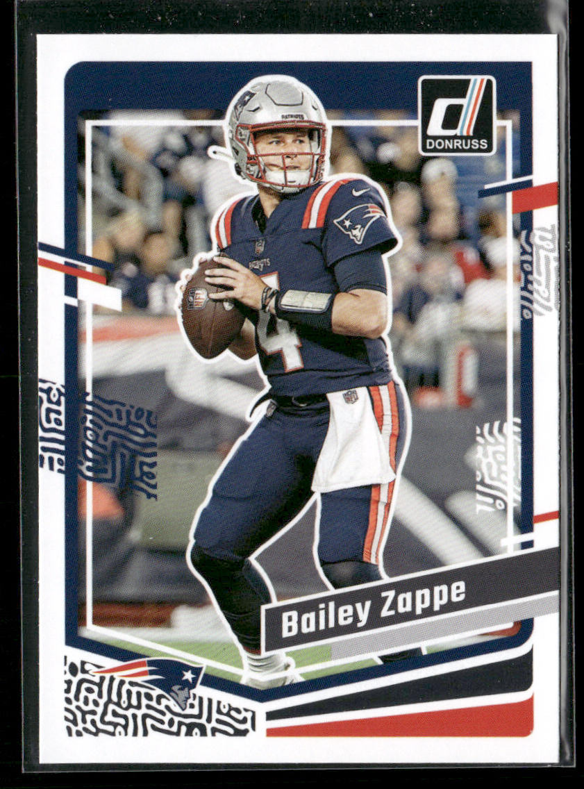 Bailey Zappe 2023 Donruss #200 New England Patriots