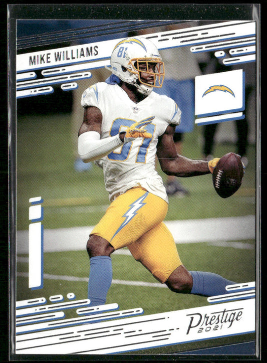 Mike Williams 2021 Panini Prestige #190 Los Angeles Chargers