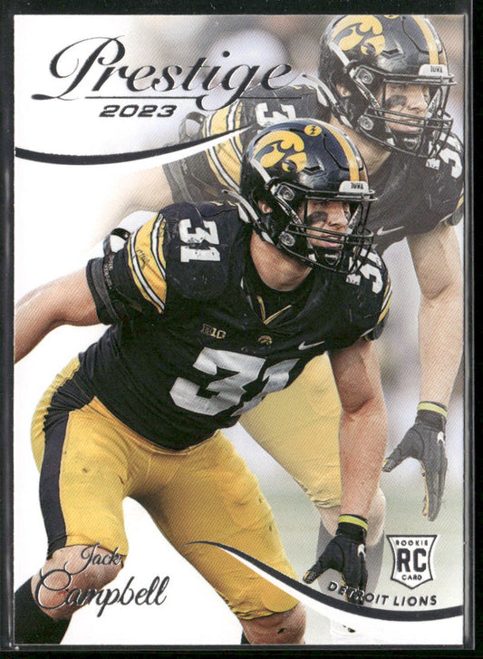 Jack Campbell 2023 Panini Prestige #342 RC Detroit Lions