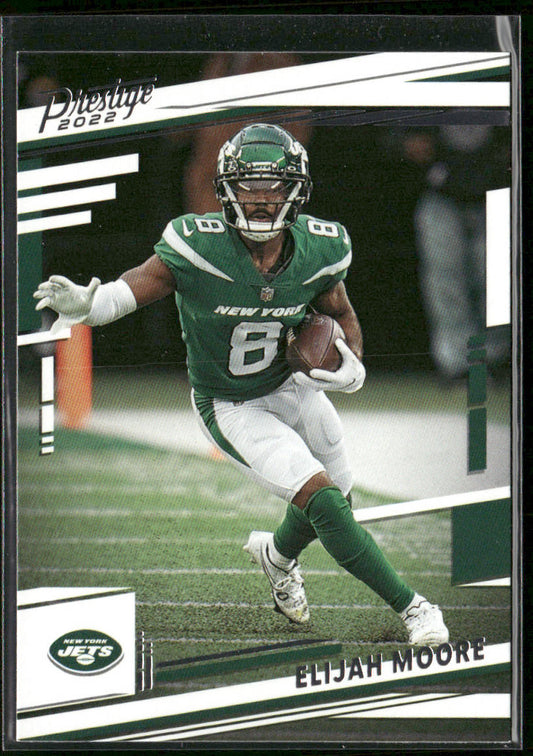 Elijah Moore 2022 Panini Prestige #227 New York Jets