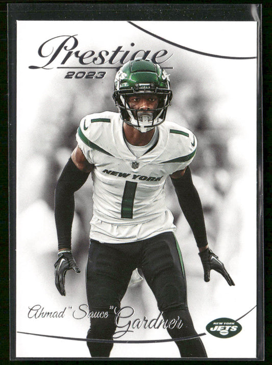 Ahmad "Sauce" Gardner 2023 Panini Prestige #225 New York Jets