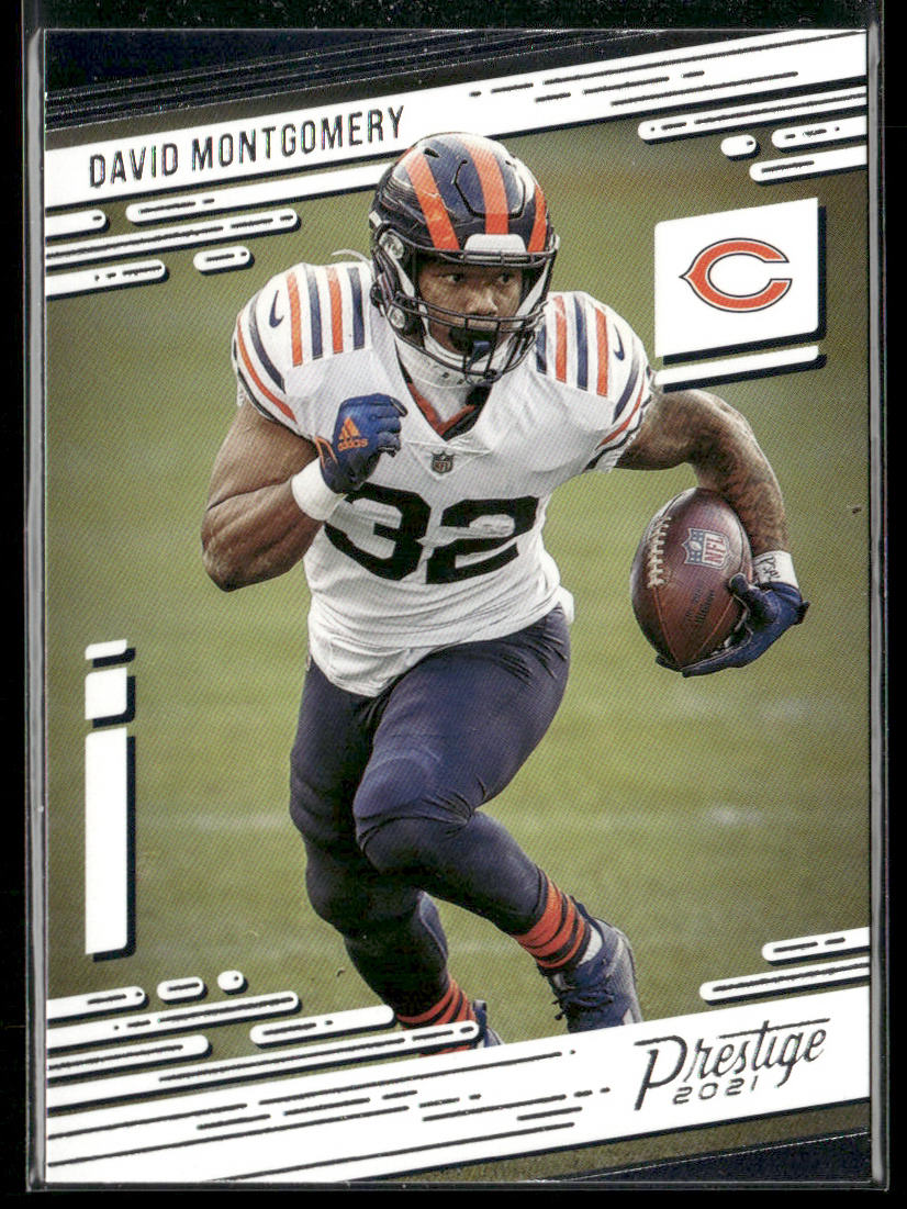 David Montgomery 2021 Panini Prestige #4 Chicago Bears