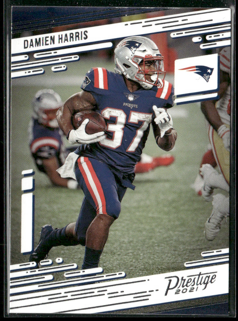 Damien Harris 2021 Panini Prestige #116 New England Patriots