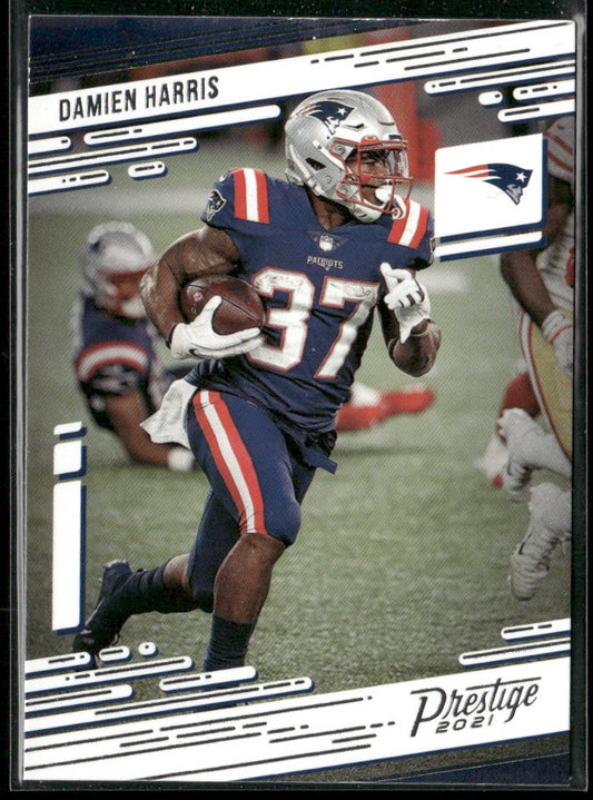 Damien Harris 2021 Panini Prestige #116 New England Patriots