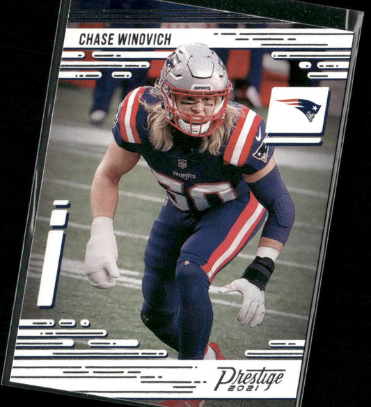 Chase Winovich 2021 Panini Prestige #117 New England Patriots