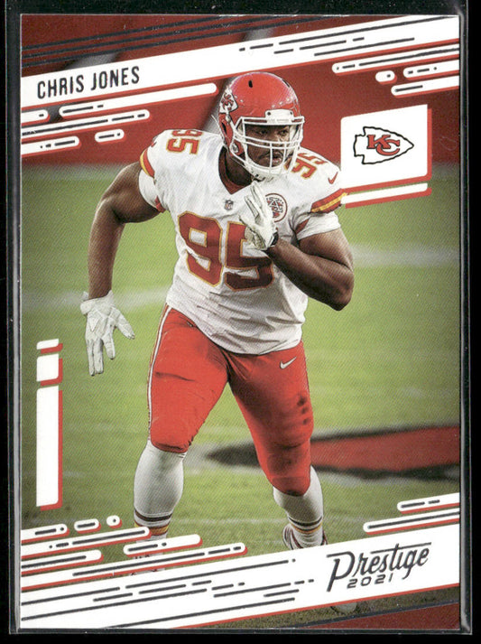 Chris Jones 2021 Panini Prestige #93 Kansas City Chiefs