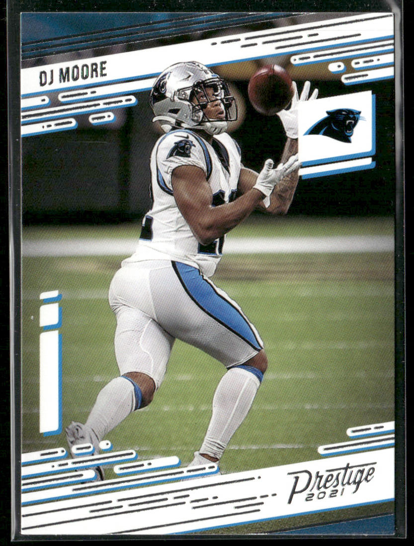DJ Moore 2021 Panini Prestige #75 Carolina Panthers