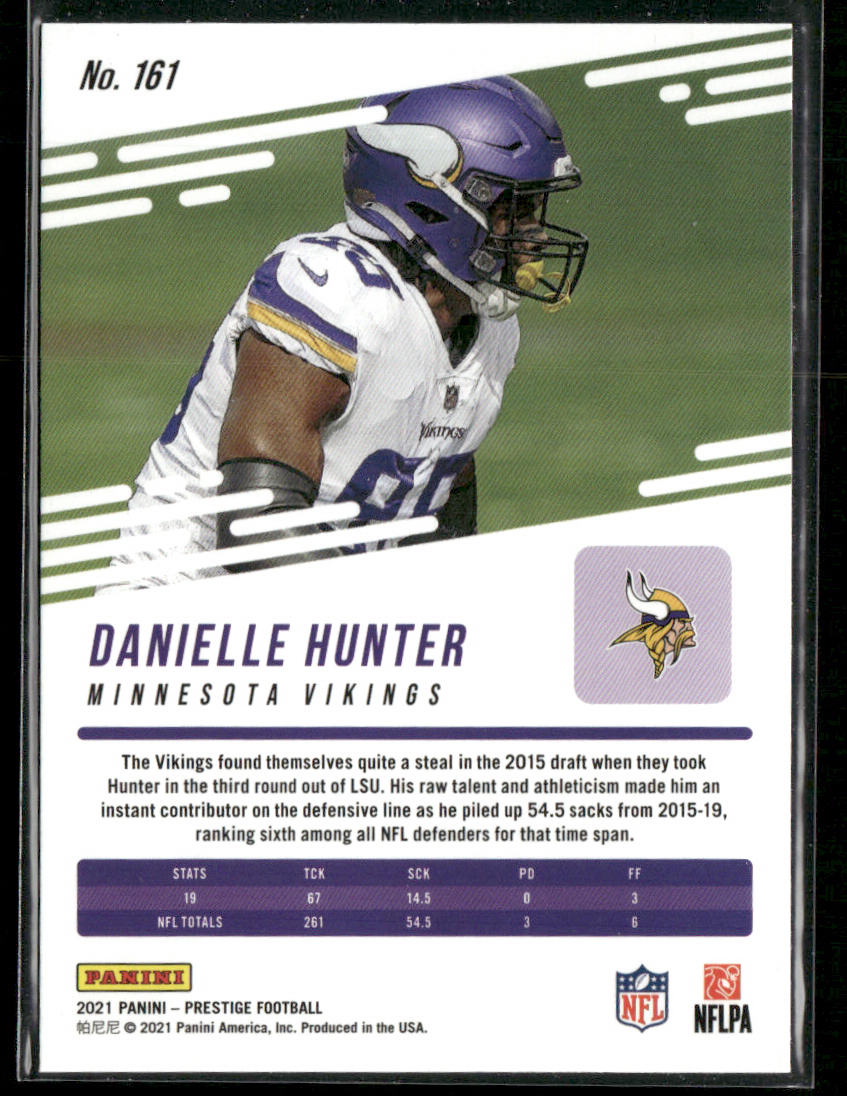 Danielle Hunter 2021 Panini Prestige #161 Minnesota Vikings