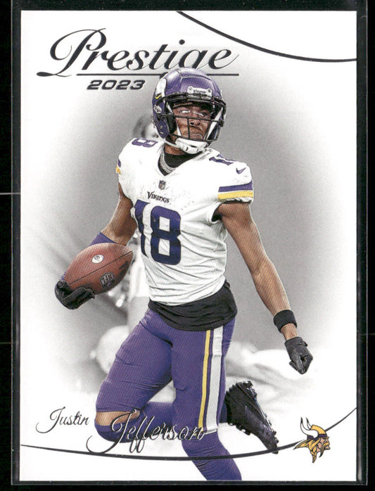 Justin Jefferson 2023 Panini Prestige #193 Minnesota Vikings