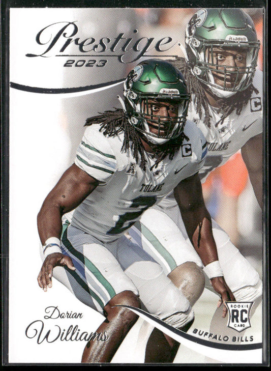Dorian Williams 2023 Panini Prestige #333 RC Buffalo Bills