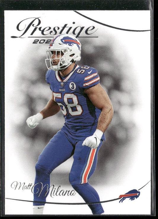 Matt Milano 2023 Panini Prestige #35 Buffalo Bills