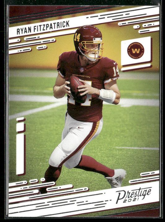 Ryan Fitzpatrick 2021 Panini Prestige #153 Washington Football Team