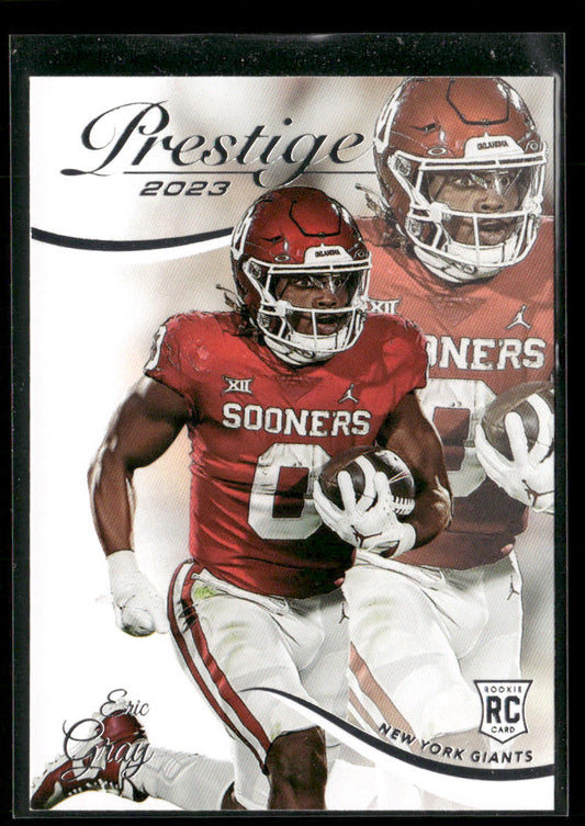 Eric Gray 2023 Panini Prestige #336 RC New York Giants