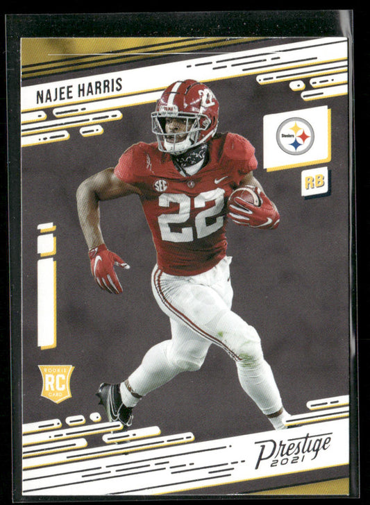Najee Harris 2021 Panini Prestige #209 RC Pittsburgh Steelers