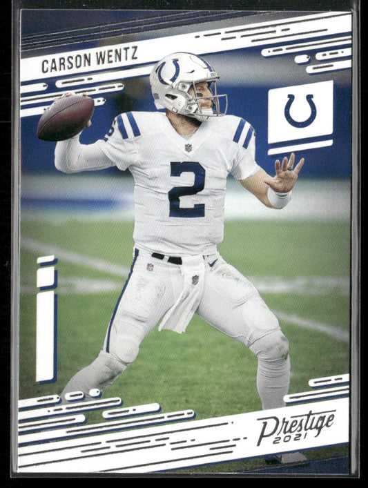 Carson Wentz 2021 Panini Prestige #84 Indianapolis Colts