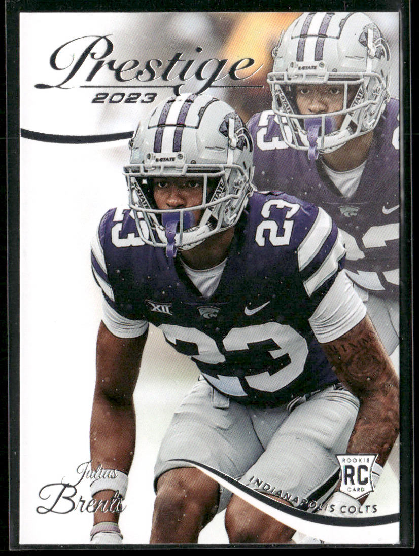Julius Brents 2023 Panini Prestige #354 RC Indianapolis Colts