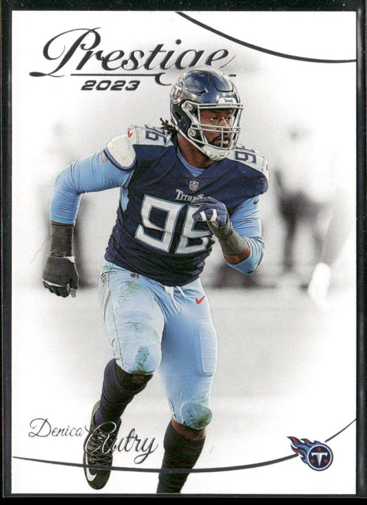 Denico Autry 2023 Panini Prestige #284 Tennessee Titans