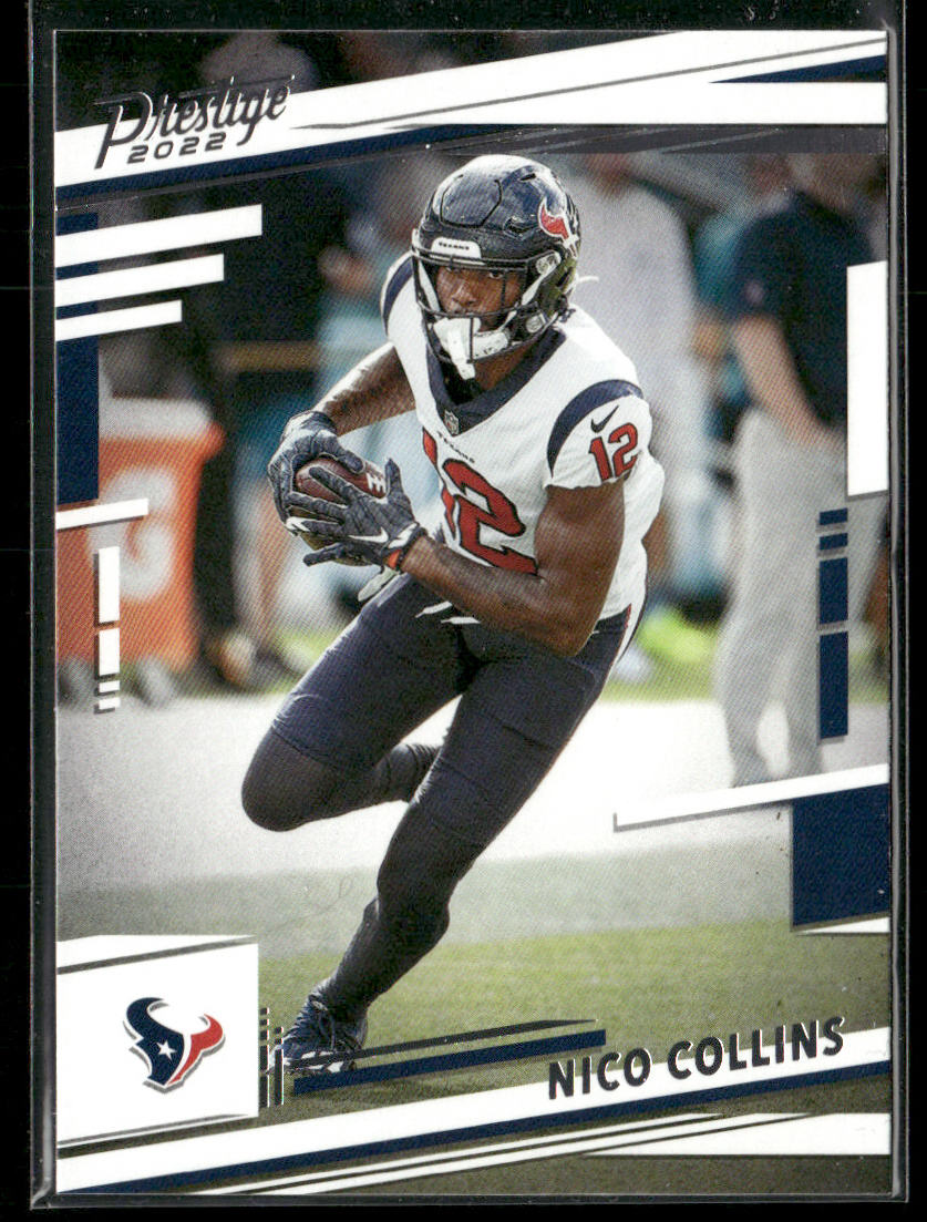 Nico Collins 2022 Panini Prestige #118 Houston Texans