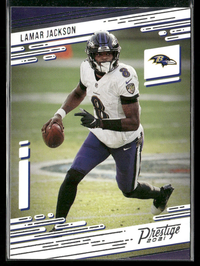 Lamar Jackson 2021 Panini Prestige #22 Baltimore Ravens