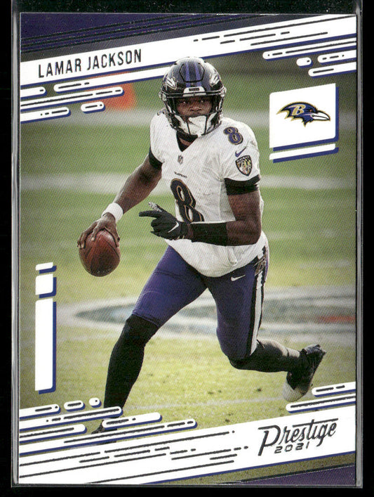 Lamar Jackson 2021 Panini Prestige #22 Baltimore Ravens