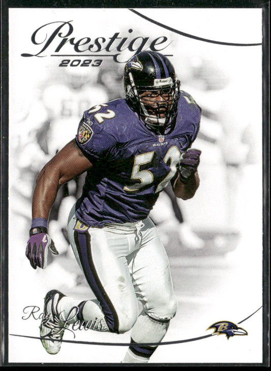 Ray Lewis 2023 Panini Prestige #28 Baltimore Ravens