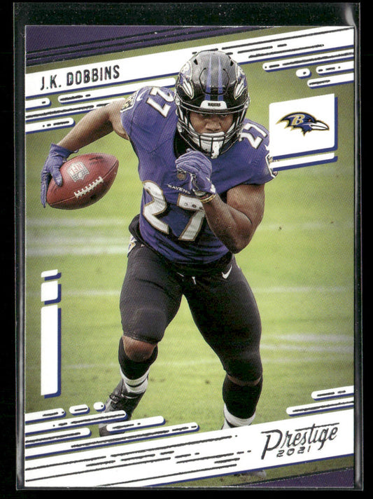 J.K. Dobbins 2021 Panini Prestige #23 Baltimore Ravens
